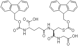 CAS # 149438-56-2, Fmoc-Glu(Cys(Fmoc)-Gly-OH)-OH, N-[S-[(9H-Fluoren-9-ylmethoxy)carbonyl]-N-[N-[(9H-fluoren-9-ylmethoxy)carbonyl]-L-gamma-glutamyl]-L-cysteinyl]glycine