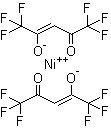 structure of CAS# 14949-69-0, Bis(hexafluoroacetylacetonato)nickel