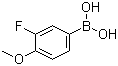 structure of CAS# 149507-26-6, 3-Fluoro-4-methoxybenzeneboronic acid