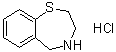 structure of CAS# 14953-97-0, 2,3,4,5-Tetrahydro-1,4-benzothiazepine hydrochloride