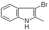 CAS # 1496-78-2, 3-Bromo-2-methyl-1H-indole
