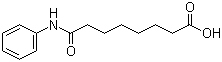 structure of CAS# 149648-52-2, 7-Phenylcarbamoylheptanoic acid
