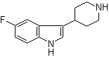 structure of CAS# 149669-43-2, 5-Fluoro-3-[4-piperidinyl]-1H-indole