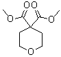 structure of CAS# 149777-00-4, Tetrahydro-4H-pyran-4,4-dicarboxylic acid dimethyl ester