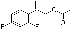 2-(2,4-二氟苯基)-2-丙烯醇乙酸酯分子结构 (CAS 149809-34-7)