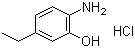 structure of CAS# 149861-22-3, 6-Amino-3-ethylphenol hydrochloride