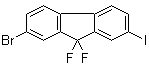 structure of CAS# 1499193-60-0, 2-Bromo-9,9-difluoro-7-iodo-9H-fluorene
