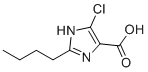structure of CAS# 149968-28-5, 2-butyl-4-chloro-1H-imidazole-5-carboxylic acid