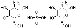 CAS 登录号：14999-43-0, D-氨基葡萄糖硫酸盐