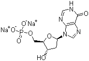structure of CAS# 14999-52-1, 2'-脱氧肌苷-5'-磷酸二钠