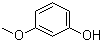 3-甲氧基苯酚分子结构 (CAS 150-19-6)