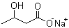 beta-Hydroxybutyric acid sodium salt molecular structure (CAS 150-83-4)