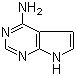 4-氨基-7H-吡咯[2,3-d]嘧啶分子结构 (CAS 1500-85-2)