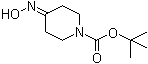 structure of CAS# 150008-24-5, tert-Butyl 4-(hydroxyimino)piperidine-1-carboxylate
