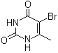 structure of CAS# 15018-56-1, 5-Bromo-6-methyluracil