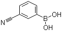 3-氰基苯硼酸分子结构 (CAS 150255-96-2)