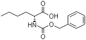 structure of CAS# 15027-14-2, N-Benzyloxycarbonyl-D-norleucine