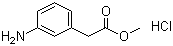 structure of CAS# 150319-83-8, Methyl 3-aminophenylacetate hydrochloride