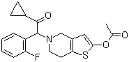 CAS # 150322-43-3, Prasugrel, 2-[2-(Acetyloxy)-6,7-dihydrothieno[3,2-c]pyridin-5(4H)-yl]-1-cyclopropyl-2-(2-fluorophenyl)ethanone