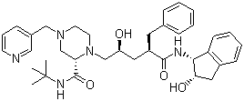 structure of CAS# 150378-17-9, Indinavir