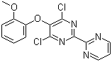 structure of CAS# 150728-13-5, 4,6-Dichloro-5-(2-methoxyphenoxy)-2,2'-bipyrimidine