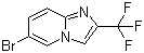 6-溴-2-三氟甲基咪唑并[1,2-a]吡啶分子结构 (CAS 150780-40-8)