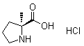 structure of CAS# 1508261-86-6, 2-Methyl-L-proline hydrochloride