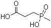 structure of CAS# 15090-23-0, 3-(Methylphosphinico)propionic acid
