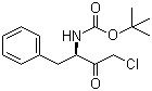 CAS 登录号：150935-37-8, (3R)-3-(N-叔丁氧羰基氨基)-1-氯-4-苯基-2-丁酮