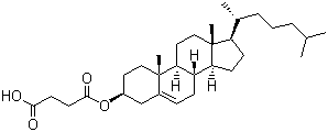 Cholesteryl hemisuccinate molecular structure (CAS 1510-21-0)