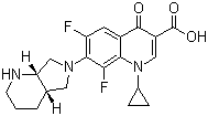 structure of CAS# 151213-15-9, 8-Desmethoxy-8-fluoromoxifloxacin