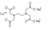 structure of CAS# 15137-09-4, EDTA cobalt disodium salt