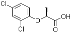 structure of CAS# 15165-67-0, (R)-2-(2,4-Dichlorophenoxy)propanoic acid
