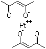 structure of CAS# 15170-57-7, Platinum bis(acetylacetonate)