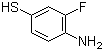 structure of CAS# 15178-48-0, 4-Amino-3-fluorothiophenol