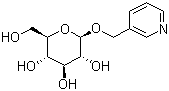 CAS # 151870-75-6, 3-Pyridinylmethyl beta-D-glucopyranoside