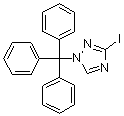 structure of CAS# 151899-62-6, 3-Iodo-1-(triphenylmethyl)-1H-1,2,4-triazole