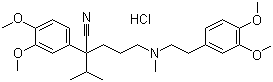 (+/-)-Verapamil hydrochloride molecular structure (CAS 152-11-4)