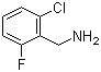 structure of CAS# 15205-15-9, 2-Chloro-6-fluorobenzylamine