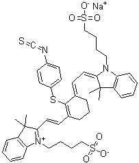NIR797 异硫氰酸酯分子结构 (CAS 152111-91-6)