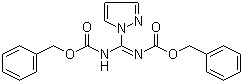structure of CAS# 152120-55-3, N,N'-Bis(benzyloxycarbonyl)-1H-pyrazole-1-carboxamidine