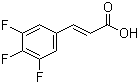 3,4,5-三氟肉桂酸分子结构 (CAS 152152-19-7)