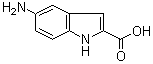 structure of CAS# 152213-40-6, 5-氨基-1H-吲哚-2-羧酸