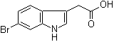 structure of CAS# 152213-66-6, 6-Bromo-1H-indole-3-acetic acid