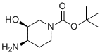 structure of CAS# 1523530-36-0, cis-4-Amino-1-boc-3-hydroxypiperidine