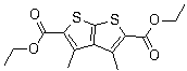 structure of CAS# 152487-69-9, Diethyl 3,4-dimethylthieno[2,3-b]thiophene-2,5-dicarboxylate