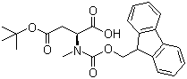 structure of CAS# 152548-66-8, Fmoc-N-methyl-L-aspartic acid 4-tert-butyl ester