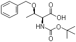 structure of CAS# 15260-10-3, Boc-O-Benzyl-L-threonine
