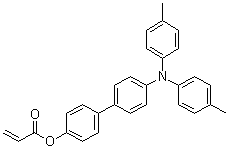 CAS # 152636-45-8, 2-Propenoic acid 4'-[bis(4-methylphenyl)amino][1,1'-biphenyl]-4-yl ester
