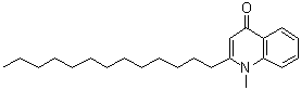 Dihydroevocarpine molecular structure (CAS 15266-35-0)